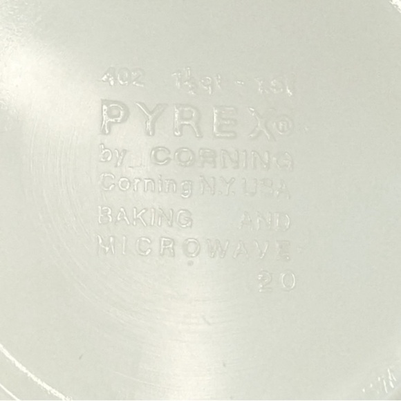 1970S PYREX- Spring Blossom, 2 Casserole bowls- 474B, 402 - Picture 7 of 7